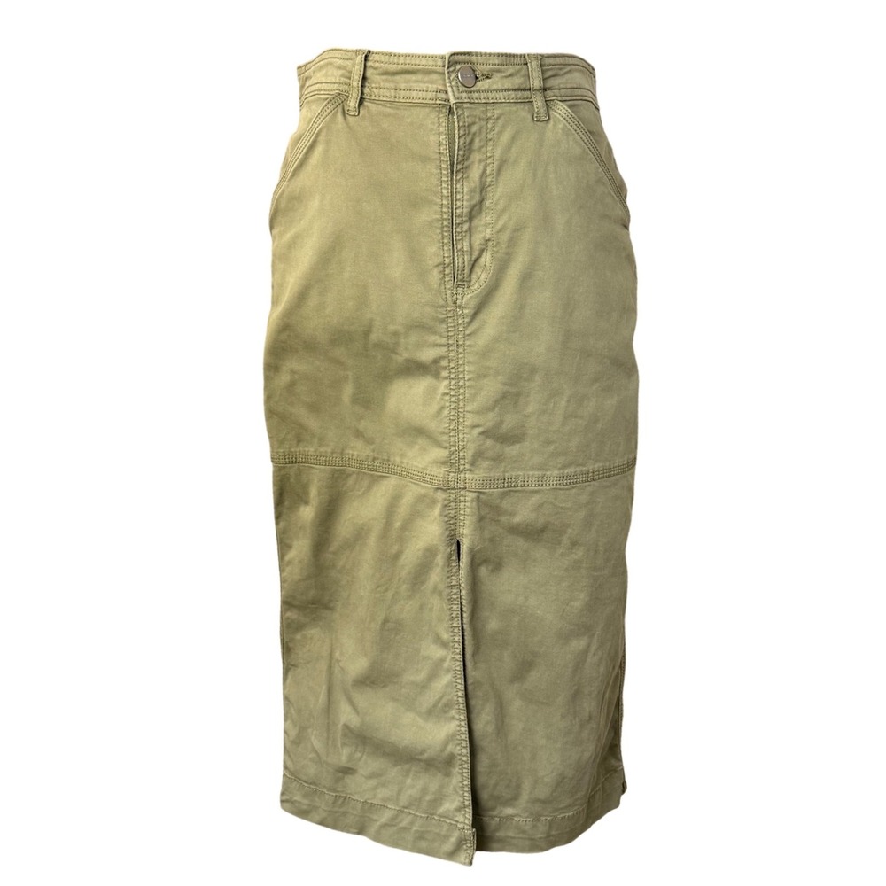 Sanctuary Standard Surplus Utility Midi Skirt Olive Green Cargo 28 CS0420CTO